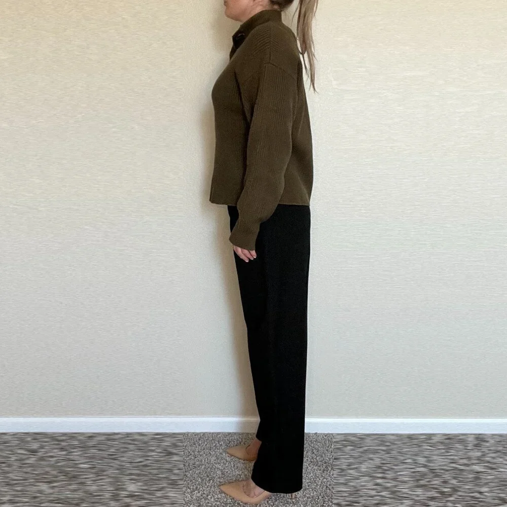 Zara High-wasted Black Pants Size S - Picture 3 of 12